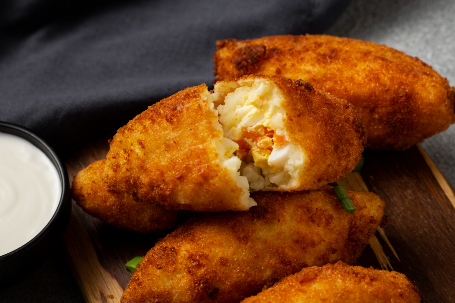 Crispy chicken schnitzel in air fryer with golden crust