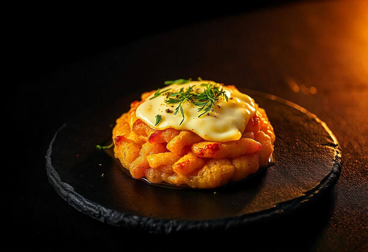 Rösti in Air Fryer served crispy and golden